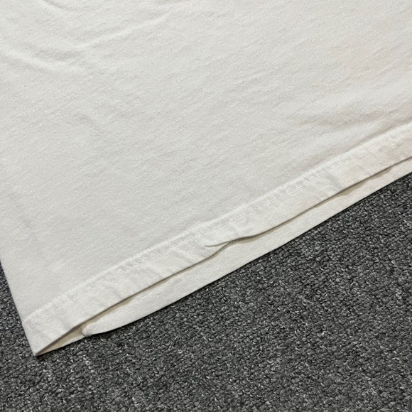 Disney Store Mickey Minnie Mouse Ice Skating Pocket T-Shirt L White Long Sleeve - Picture 8 of 10